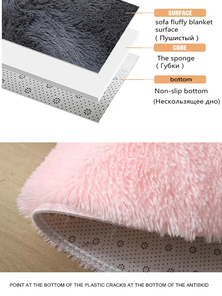 Fluffy Non-Slip Play Mat